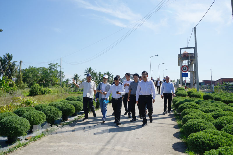 Đoàn Công Tác Khảo Sát Thực Tế Tại Dự Án Trung Tâm Điều Phối Làng Văn Hóa Du Lịch - Trạm Dừng Chân K26 Xã Phú Sơn, Huyện Chợ Lách.