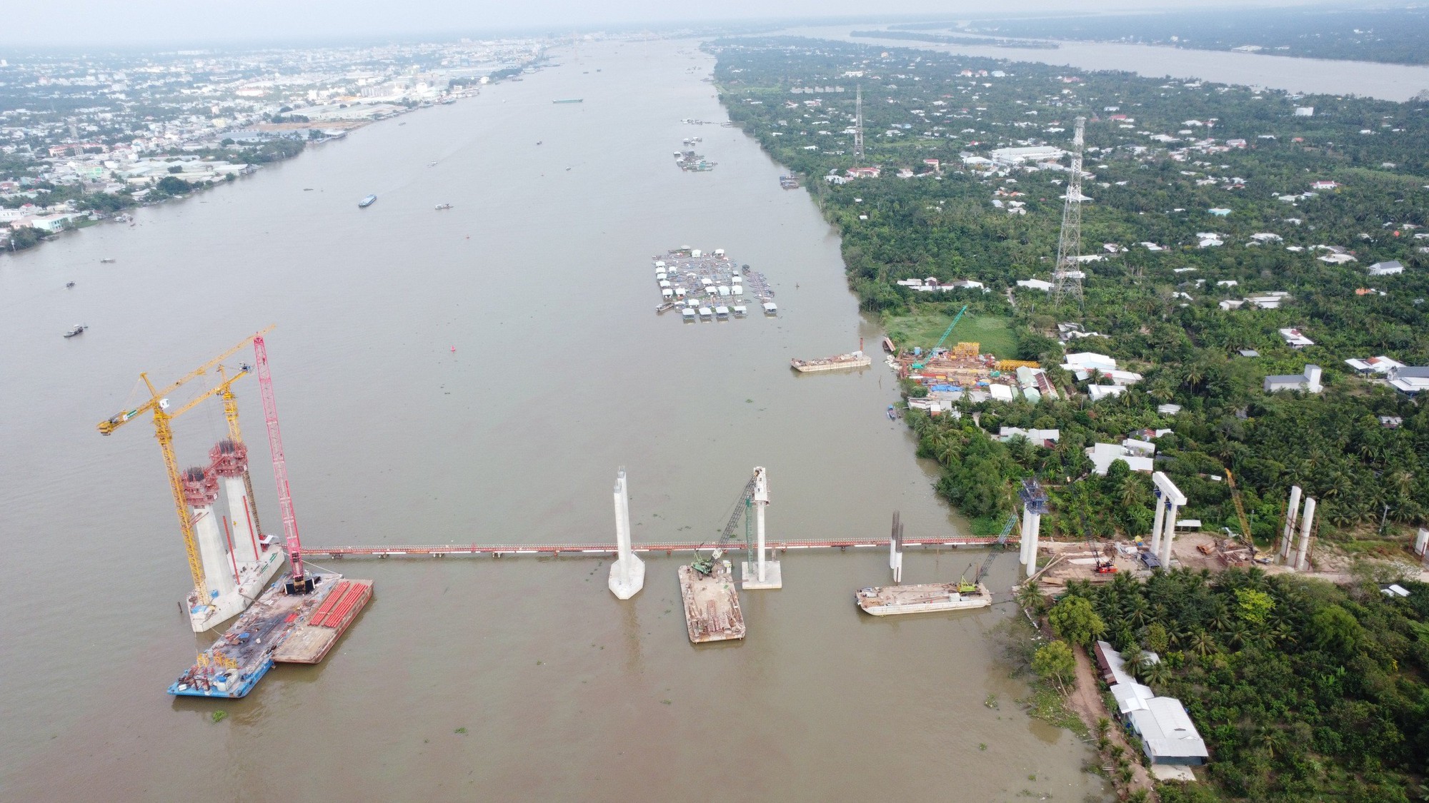 Dự Án Cầu Rạch Miễu 2 Có Tổng Vốn Đầu Tư 5.200 Tỷ Đồng, Nối Tiền Giang Với Bến Tre, Khởi Công Vào Tháng 3/2022, Dự Kiến Hoàn Thành Sau 3 Năm.